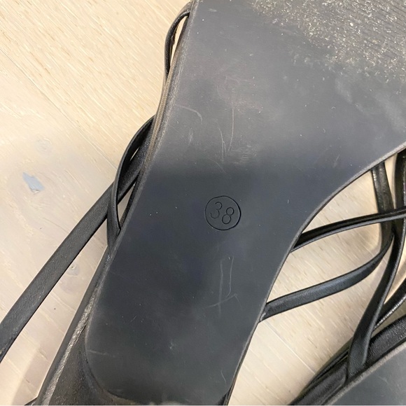 SHEIN Black Strappy Kitten Heels - Picture 9 of 9